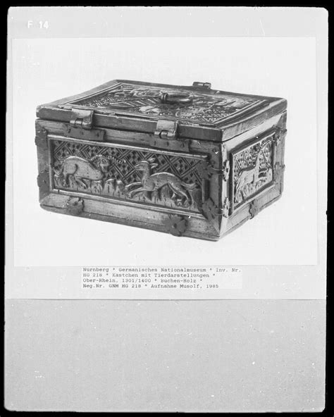 stamped 14th century metal box|Chasse (casket) .